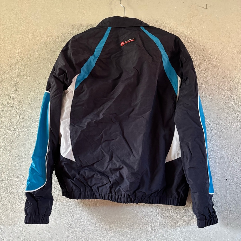 40s & Shorties- unisex windbreaker jacket in navy blue - Picture 4 of 4
